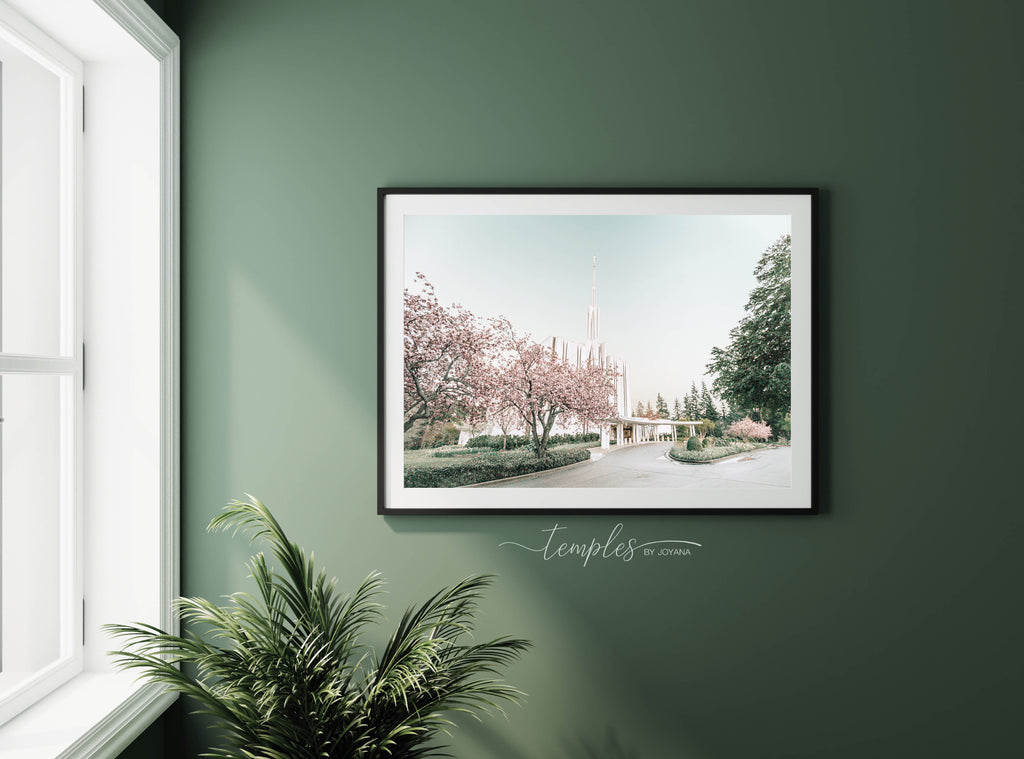 Seattle Washington Temple | Christian Artwork | Jesus is the Christ Prints