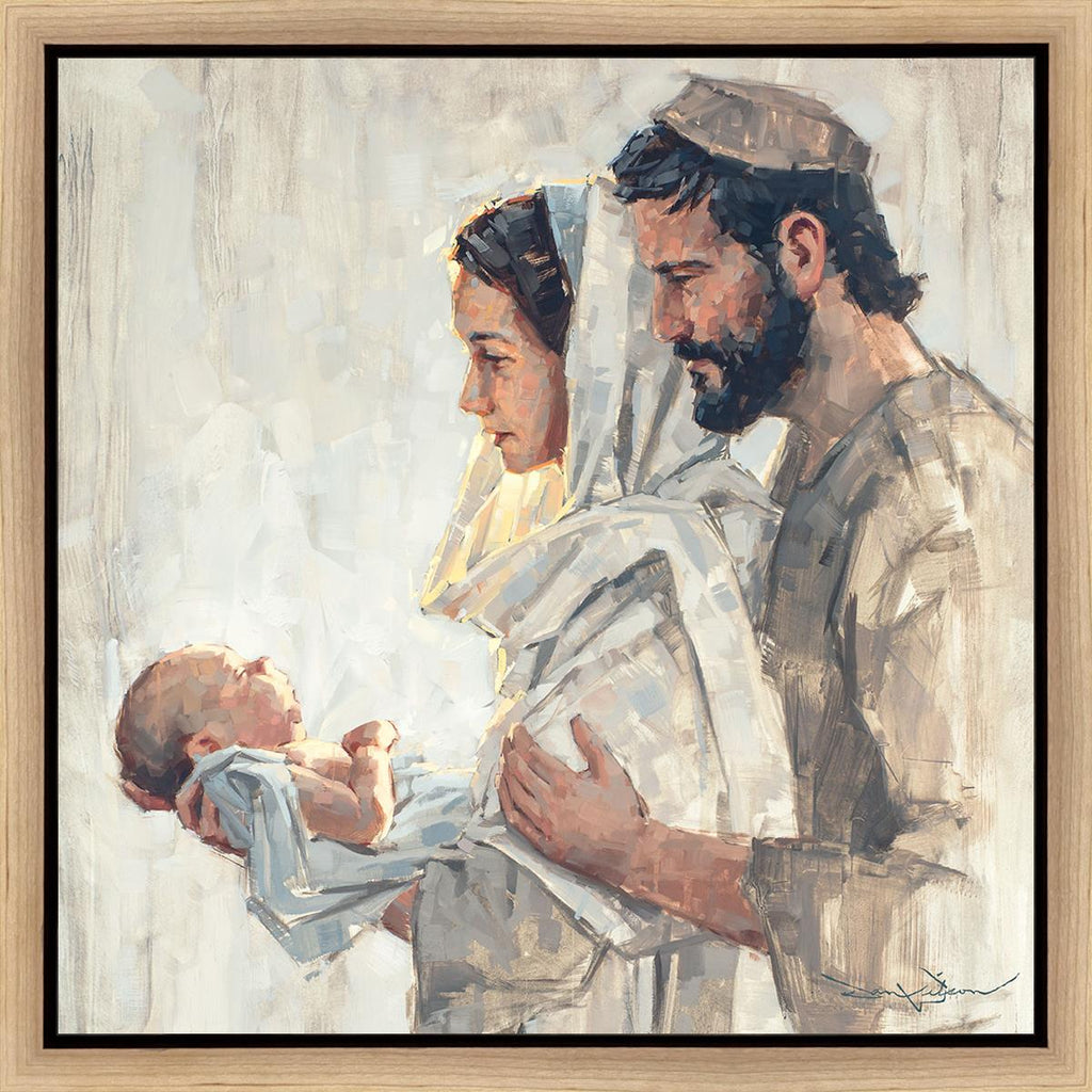 A Light Unto Us Gallery Wrap - Masterwork Canvas - Jesus is the Christ Prints