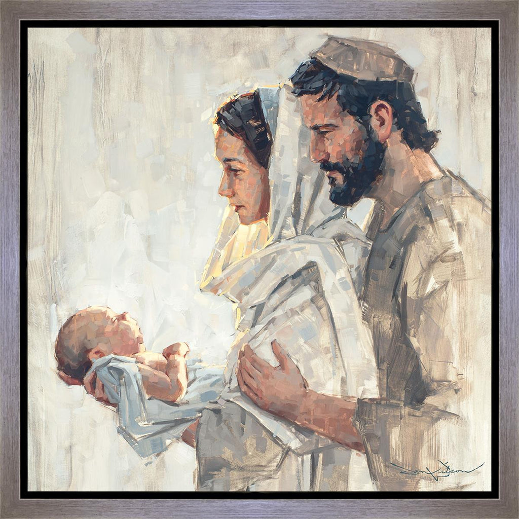 A Light Unto Us Gallery Wrap - Masterwork Canvas - Jesus is the Christ Prints