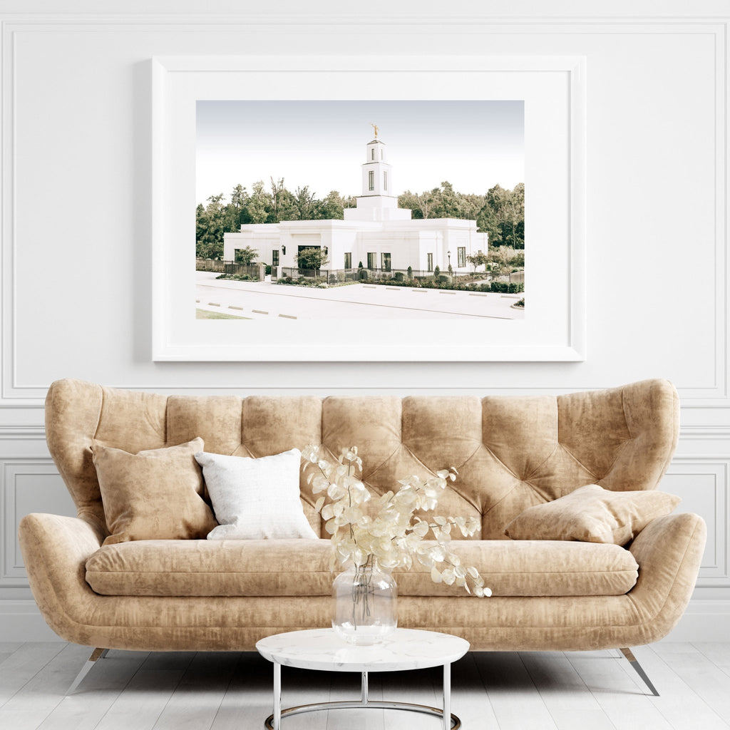 Baton Rogue Louisiana Temple - Jesus is the Christ Prints