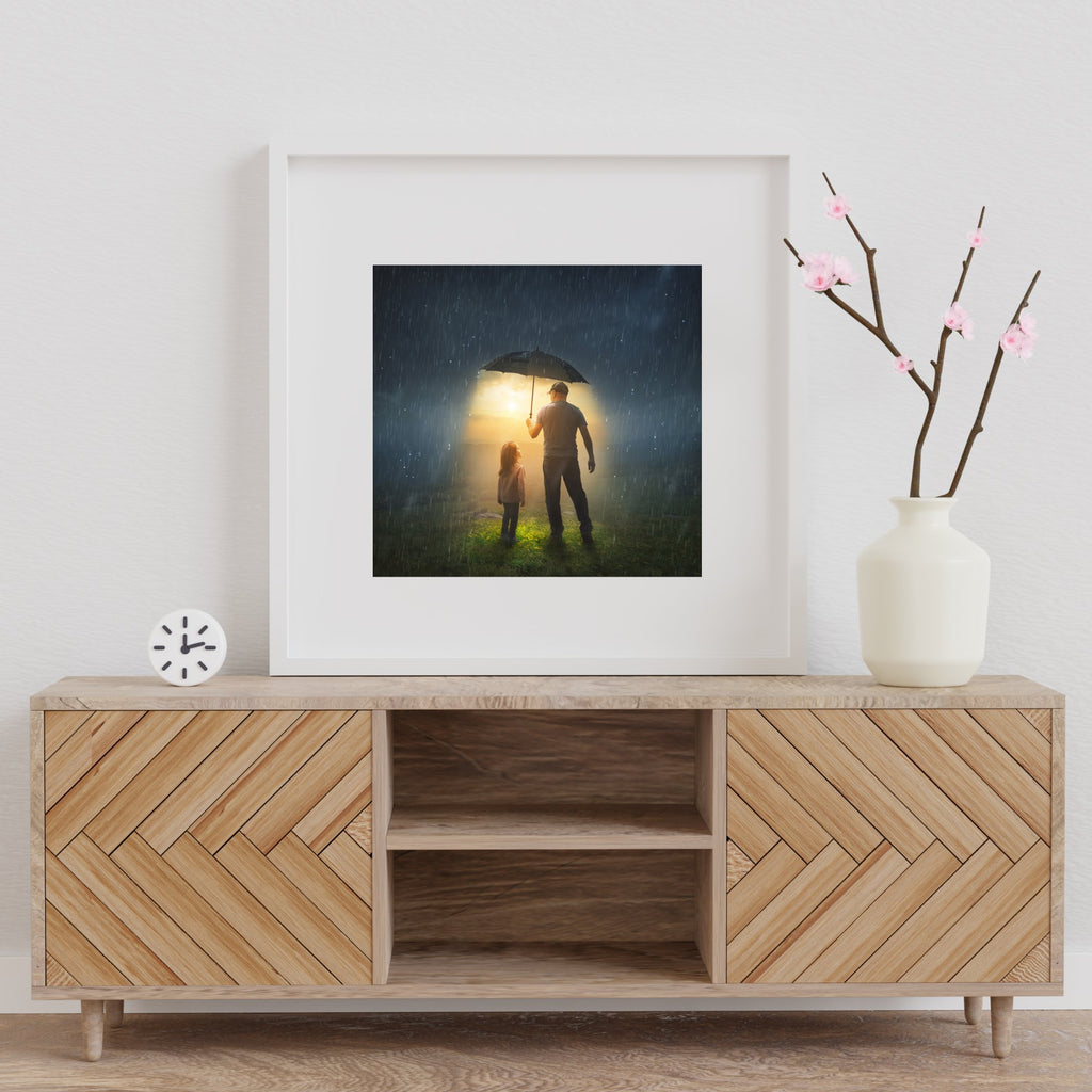 Beneath a Father's Shelter - Jesus is the Christ Prints