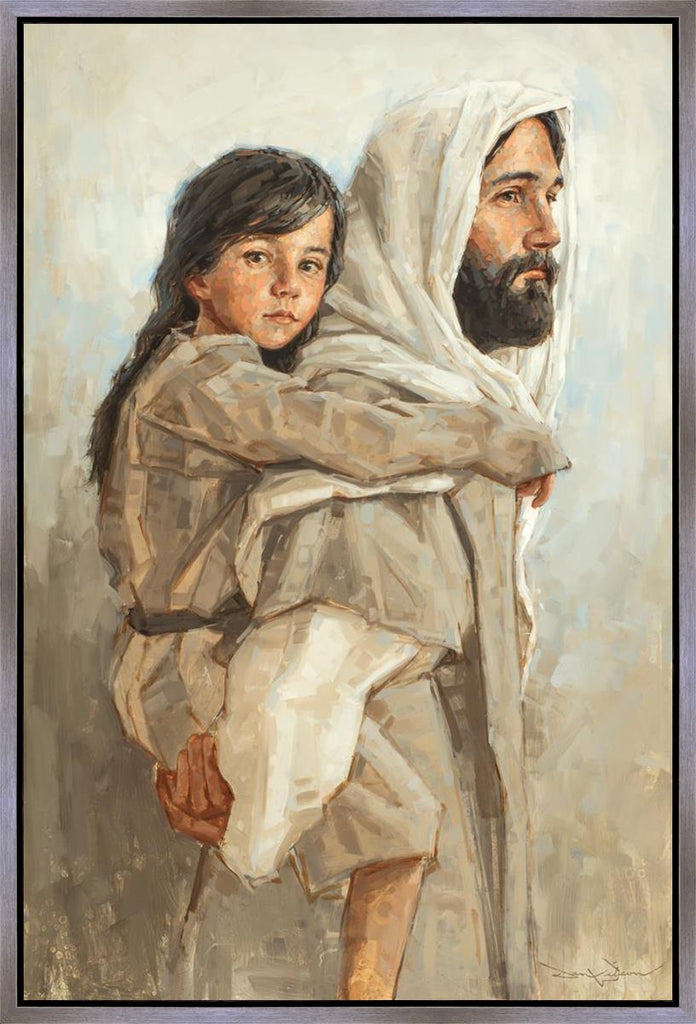 Carrying Her Home Gallery Wrap - Masterwork Canvas - Jesus is the Christ Prints