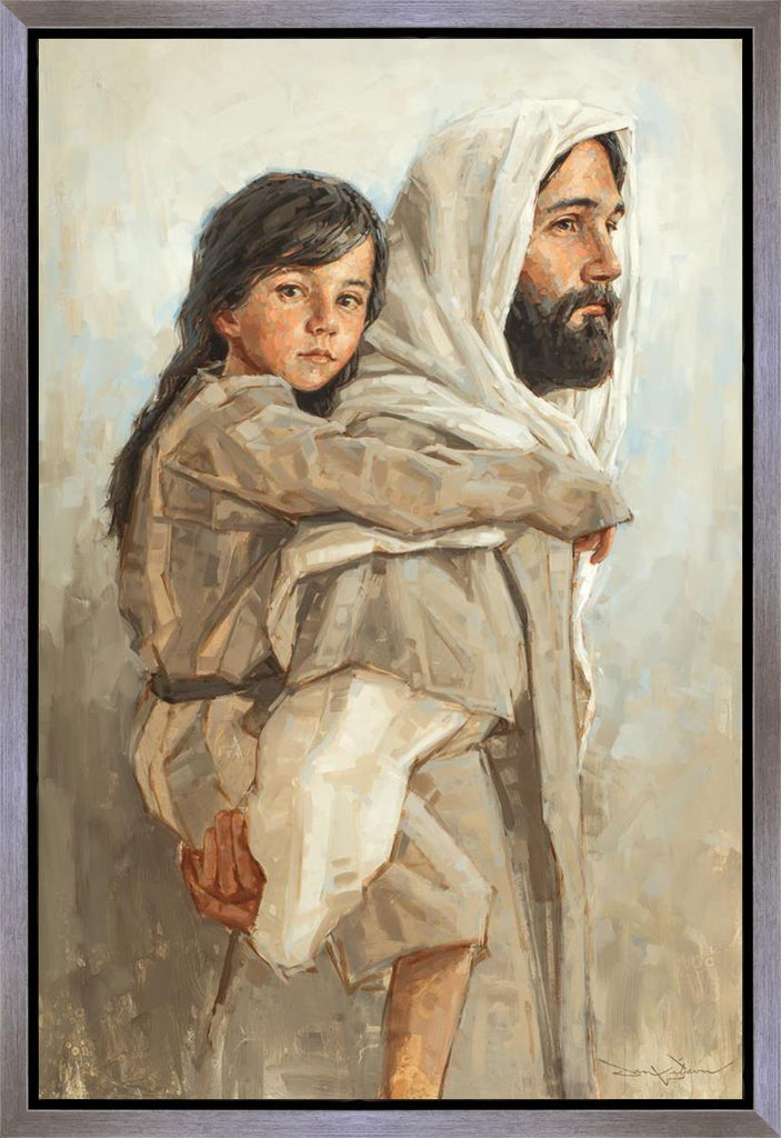 Carrying Her Home Gallery Wrap - Masterwork Canvas - Jesus is the Christ Prints