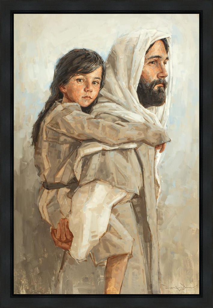 Carrying Her Home Gallery Wrap - Masterwork Canvas - Jesus is the Christ Prints