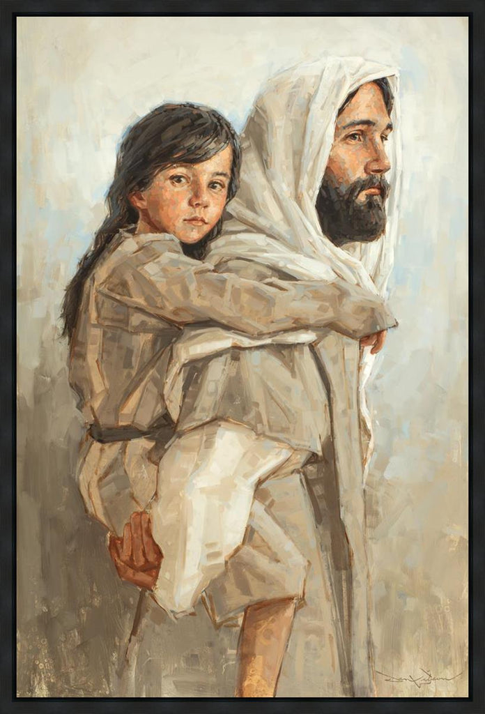 Carrying Her Home Gallery Wrap - Masterwork Canvas - Jesus is the Christ Prints