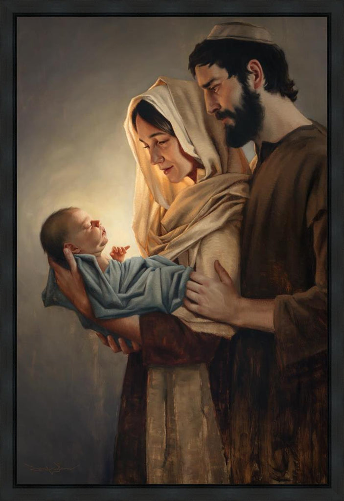 Hope is Born Gallery Wrap - Masterwork Canvas - Jesus is the Christ Prints