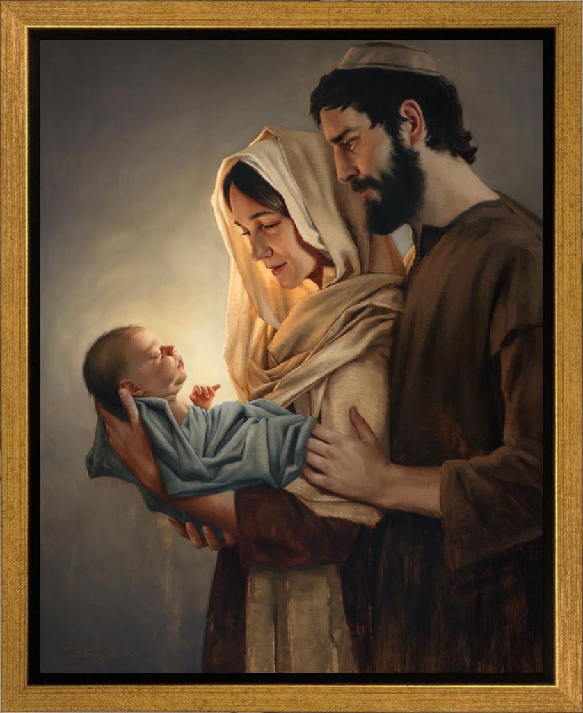 Hope is Born Gallery Wrap - Masterwork Canvas - Jesus is the Christ Prints