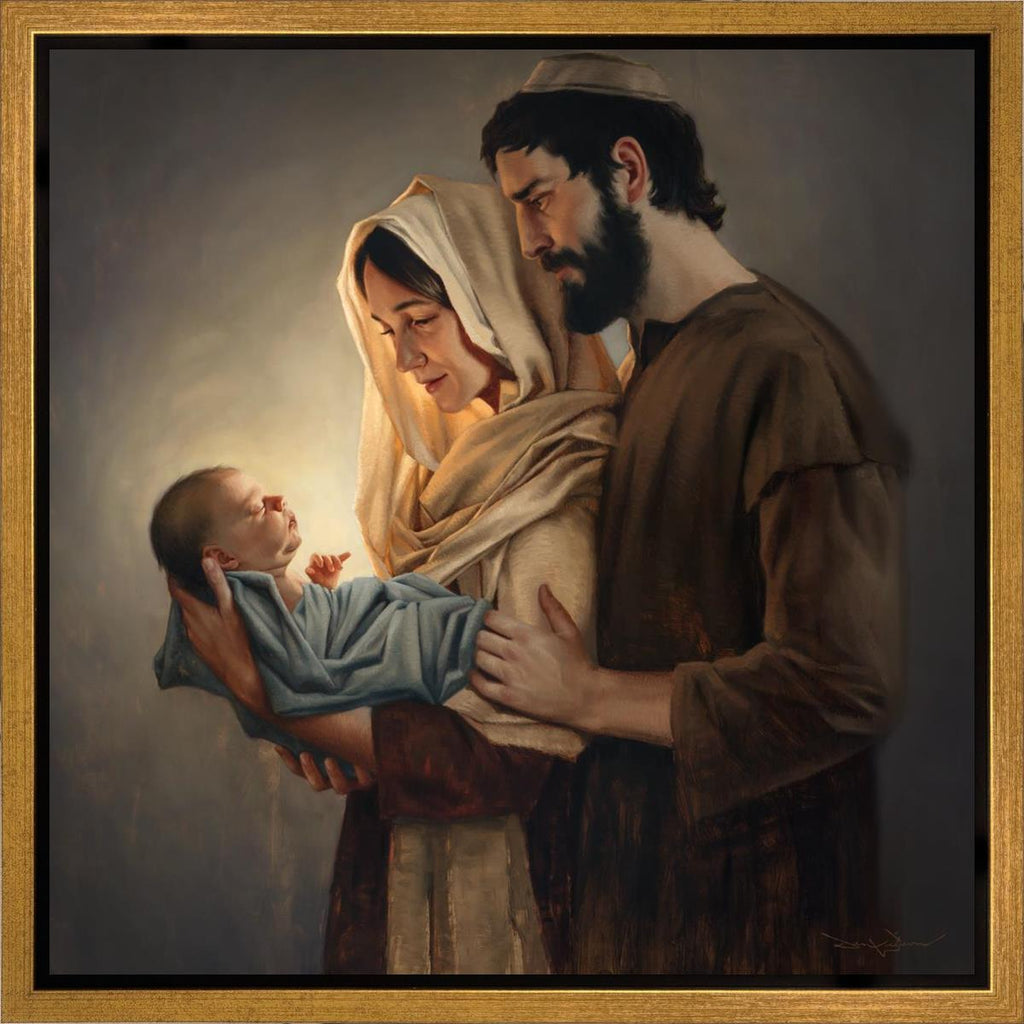 Hope is Born Gallery Wrap - Masterwork Canvas - Jesus is the Christ Prints