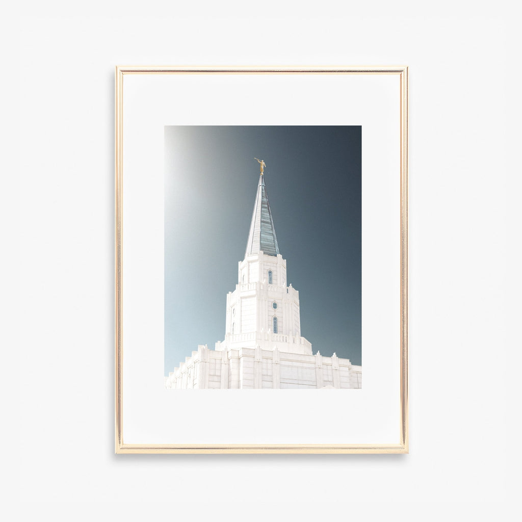 Houston Texas Temple Spire - Jesus is the Christ Prints