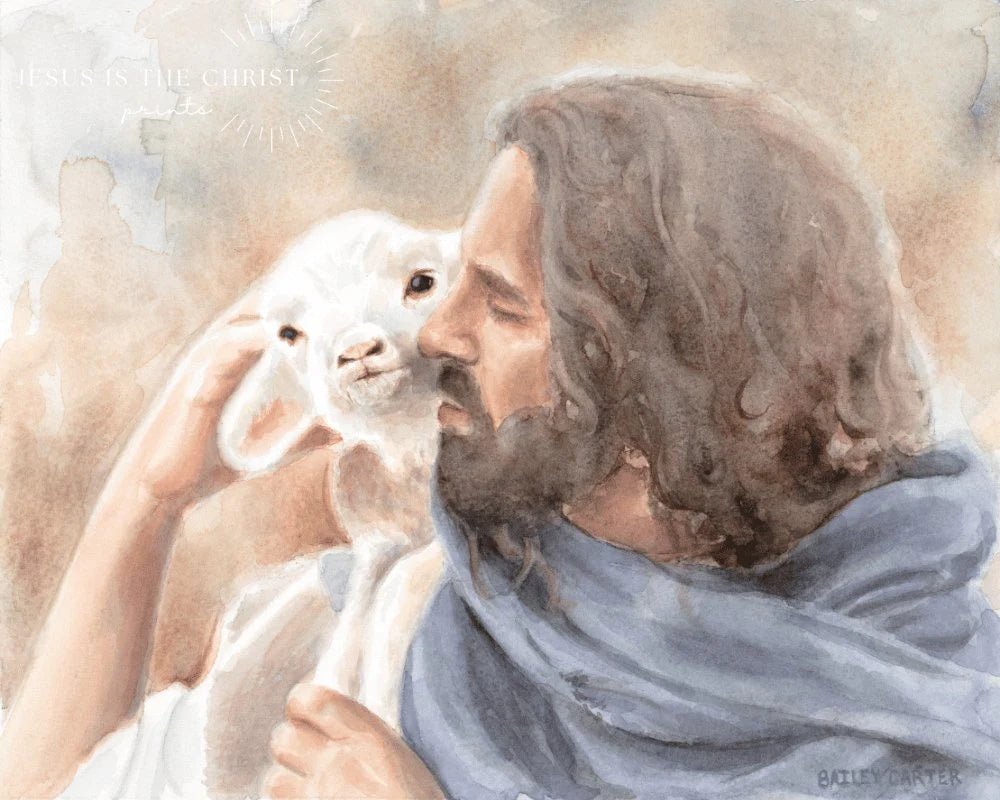 Jesus and the Lamb - Jesus is the Christ Prints