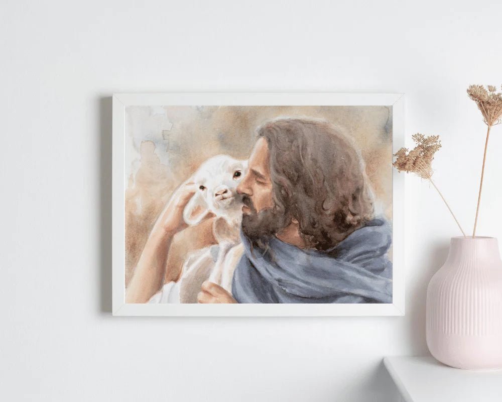 Jesus and the Lamb - Jesus is the Christ Prints