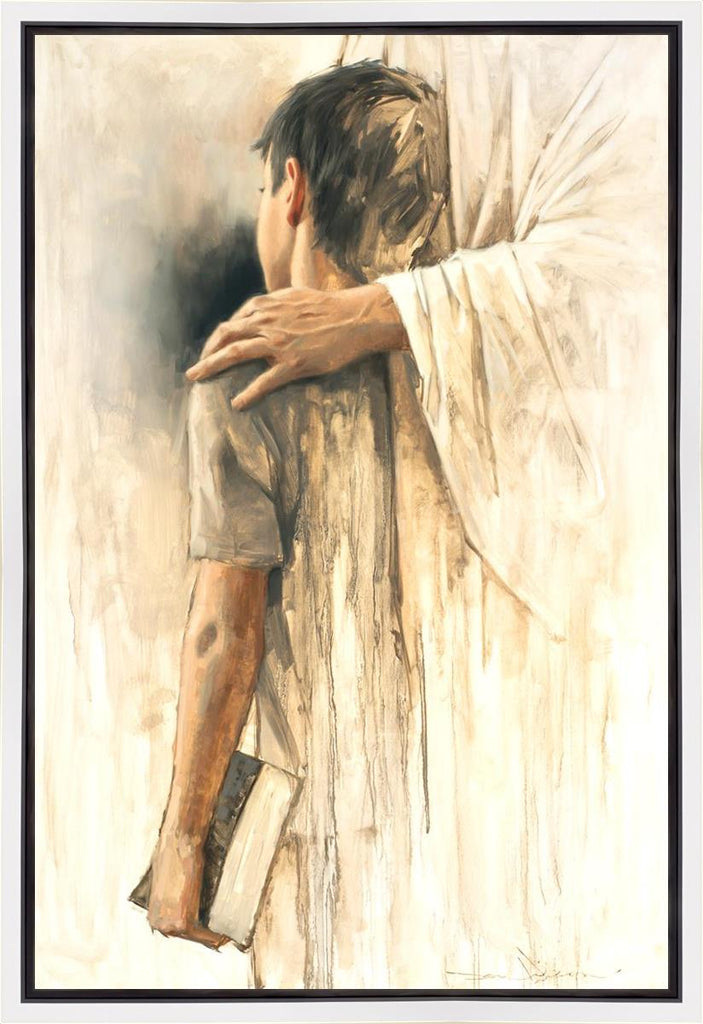 Leaning on His Love Gallery Wrap - Masterwork Canvas - Jesus is the Christ Prints