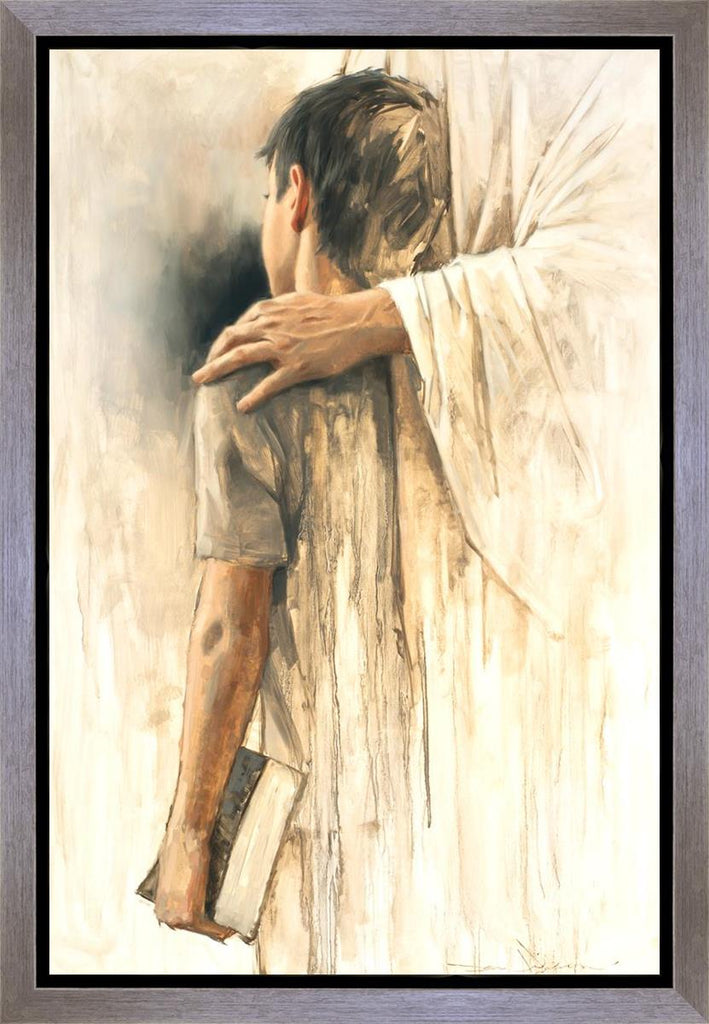 Leaning on His Love Gallery Wrap - Masterwork Canvas - Jesus is the Christ Prints
