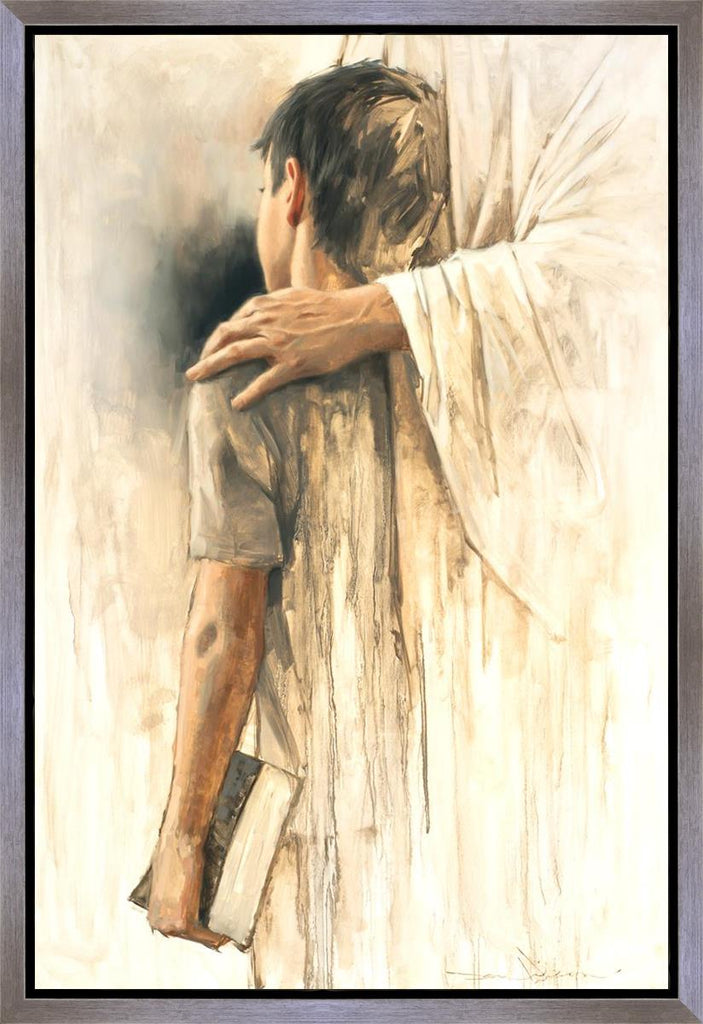 Leaning on His Love Gallery Wrap - Masterwork Canvas - Jesus is the Christ Prints