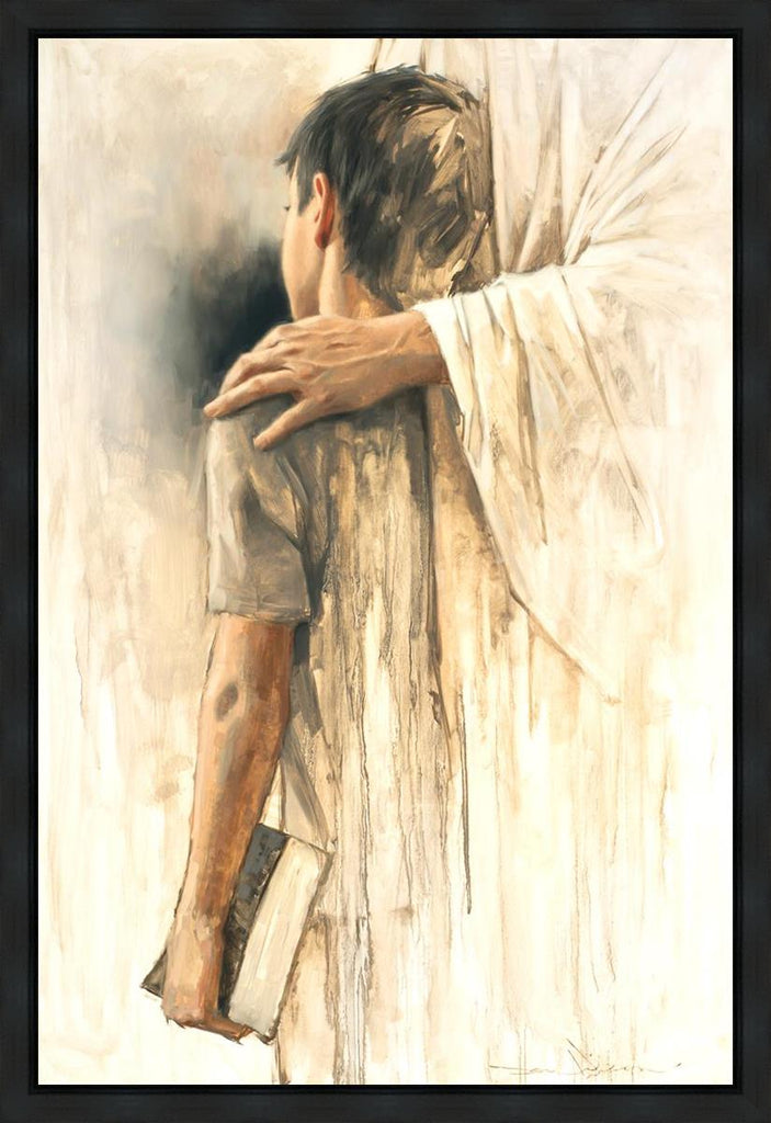 Leaning on His Love Gallery Wrap - Masterwork Canvas - Jesus is the Christ Prints