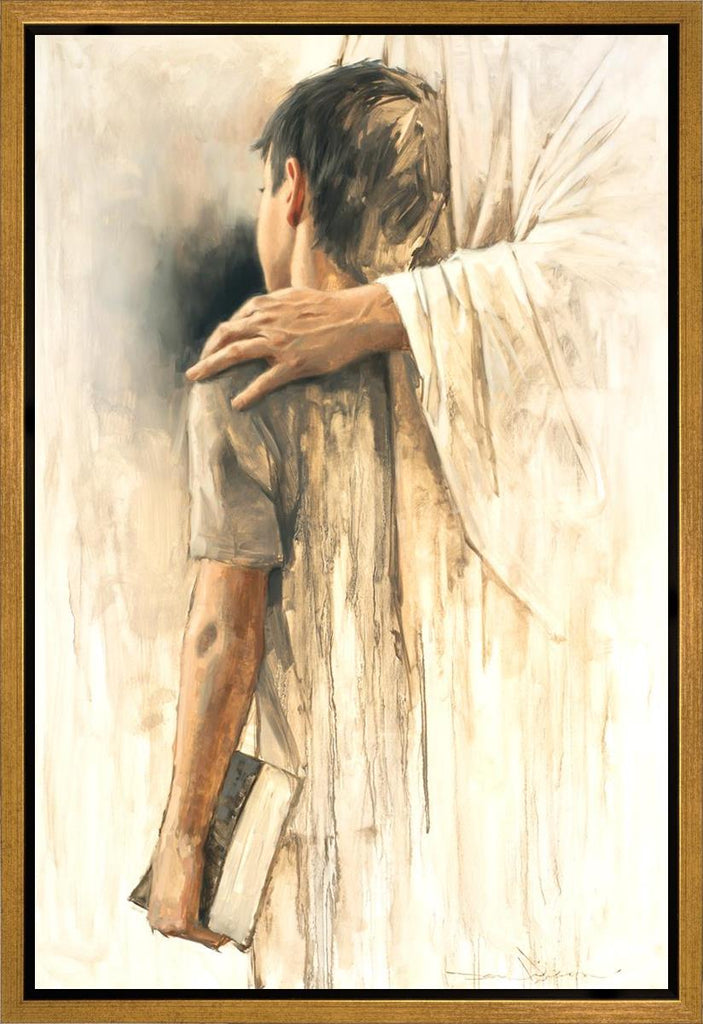 Leaning on His Love Gallery Wrap - Masterwork Canvas - Jesus is the Christ Prints