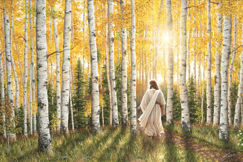 Majestic Stroll - Jesus is the Christ Prints