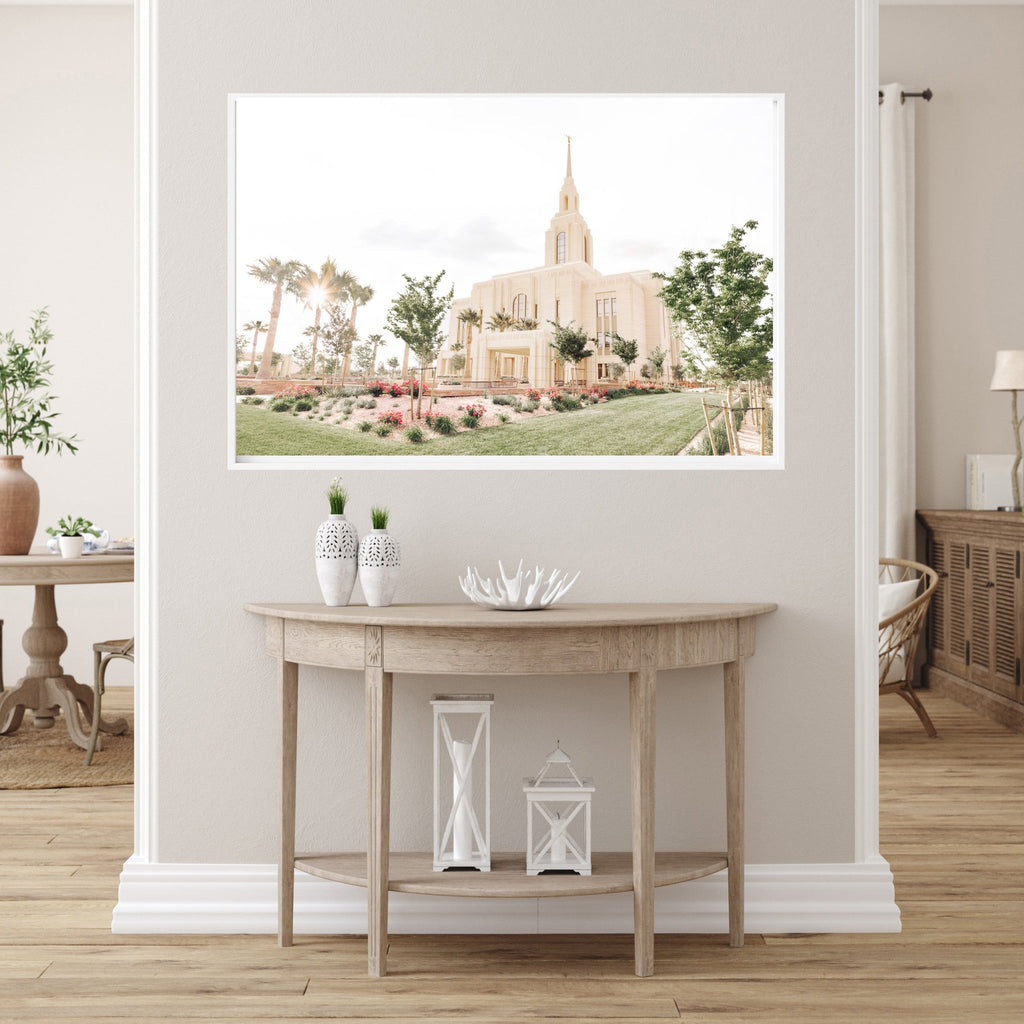 Red Cliffs Utah Temple - Jesus is the Christ Prints
