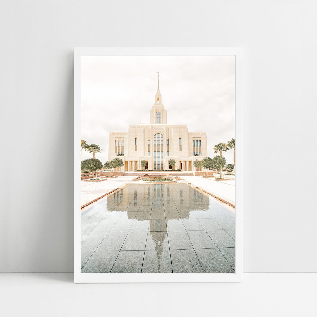 Red Cliffs Utah Temple - Jesus is the Christ Prints