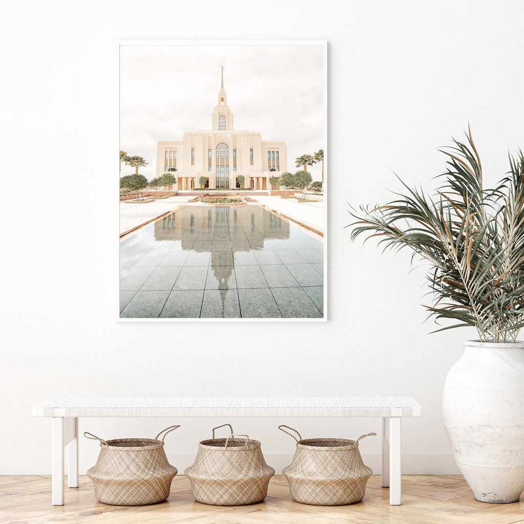 Red Cliffs Utah Temple - Jesus is the Christ Prints