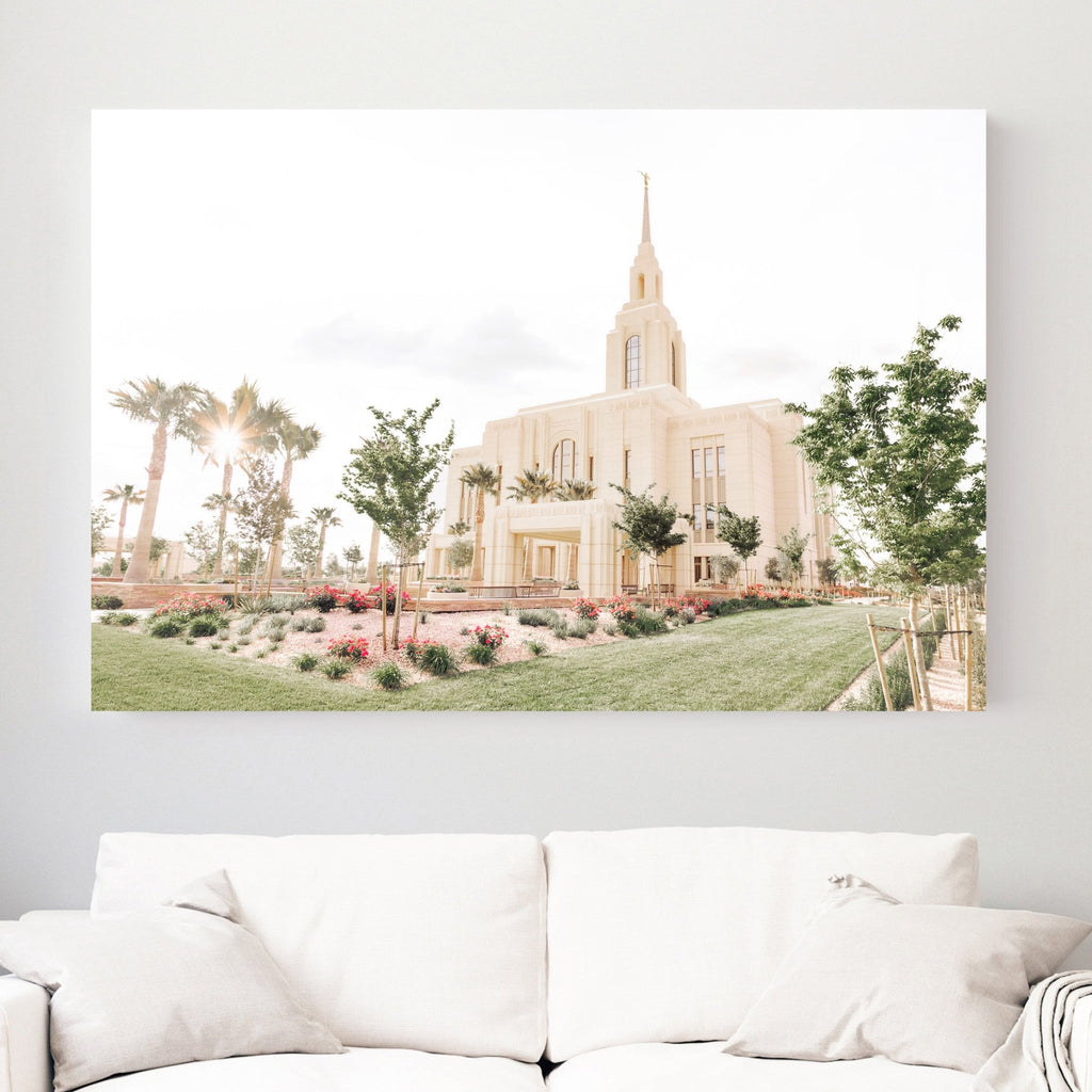Red Cliffs Utah Temple - Jesus is the Christ Prints