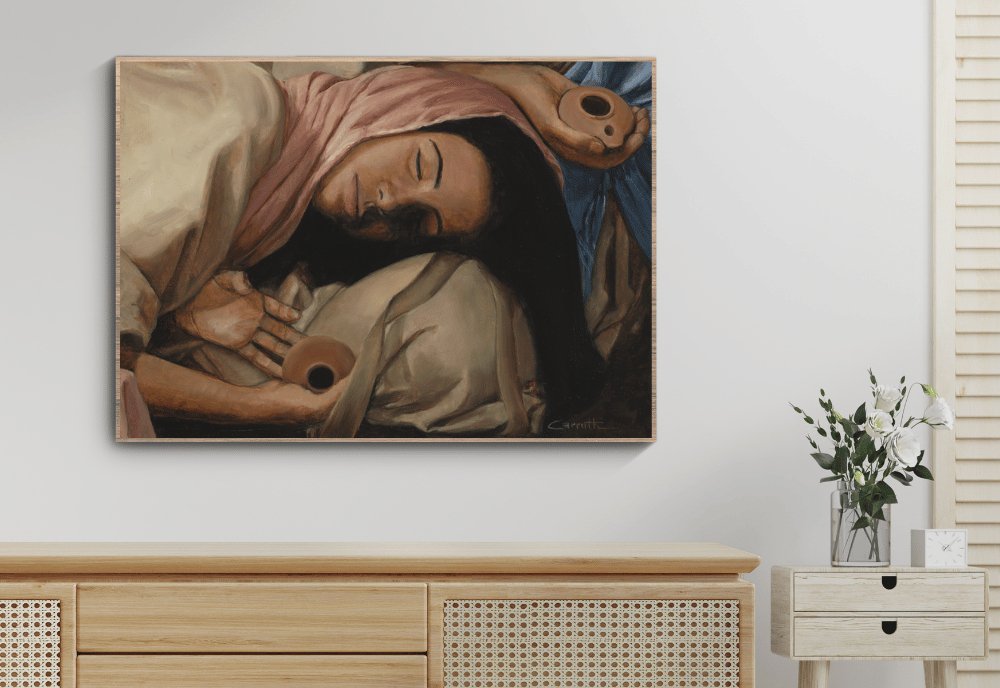 Asleep | The Ten Virgins - Jesus is the Christ Prints