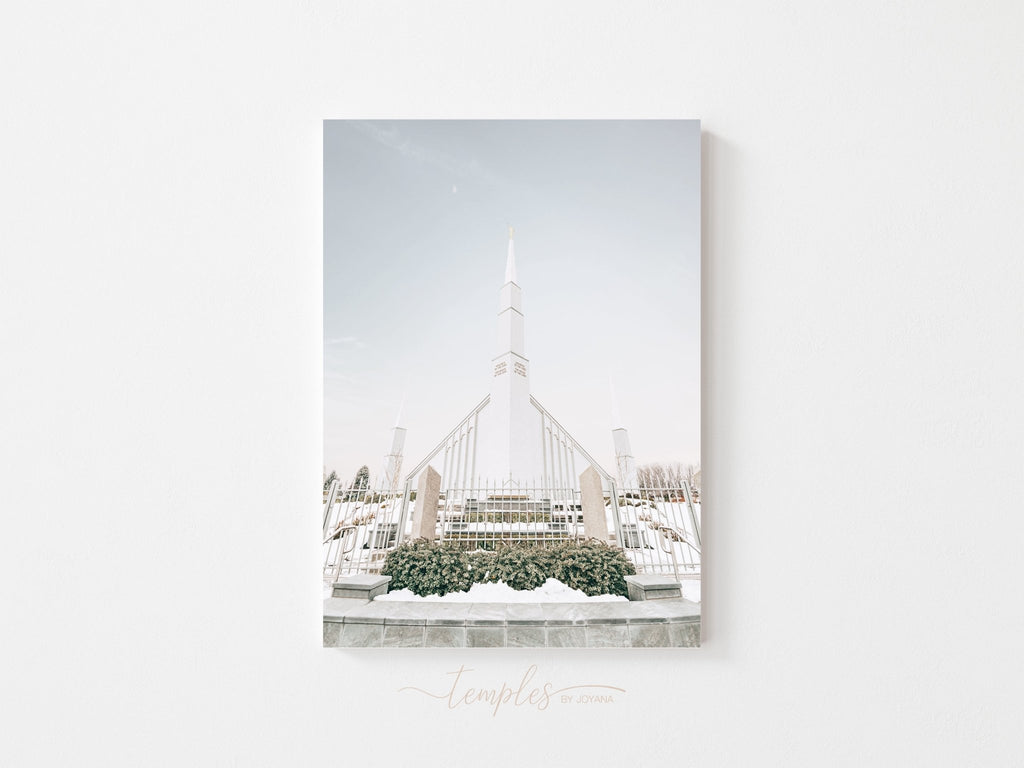 Boise Idaho Temple Blue Skies - Jesus is the Christ Prints