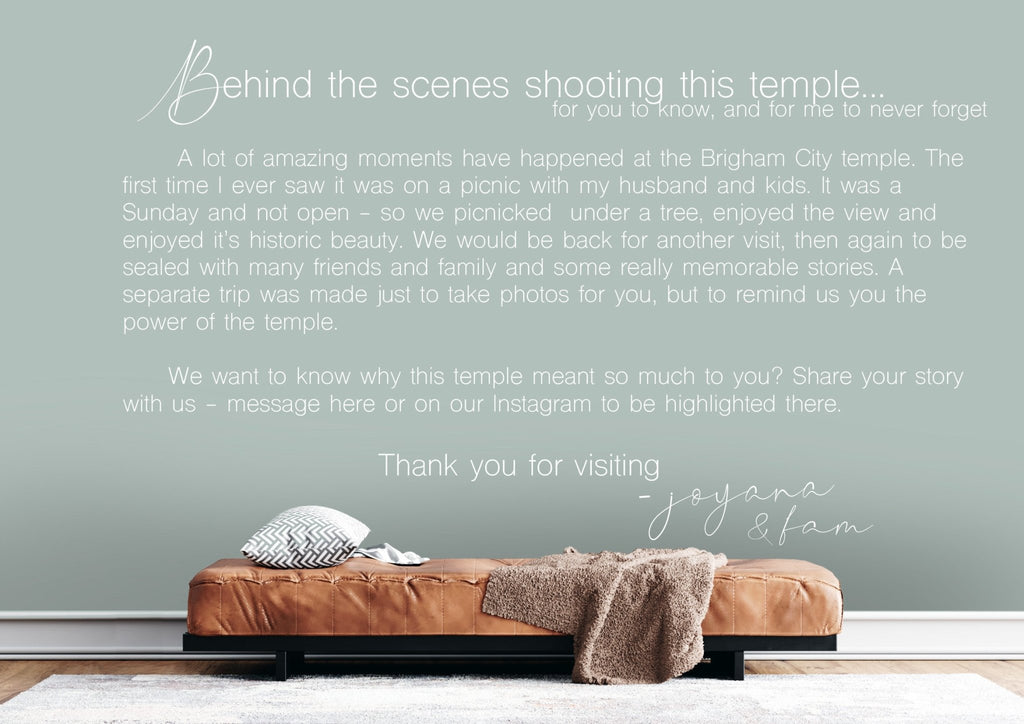 Brigham City Temple - Jesus is the Christ Prints