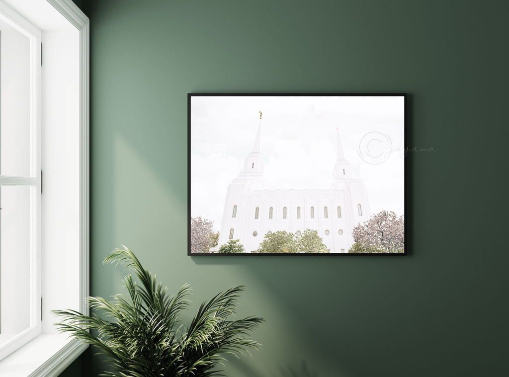 Brigham City Temple Side - Jesus is the Christ Prints