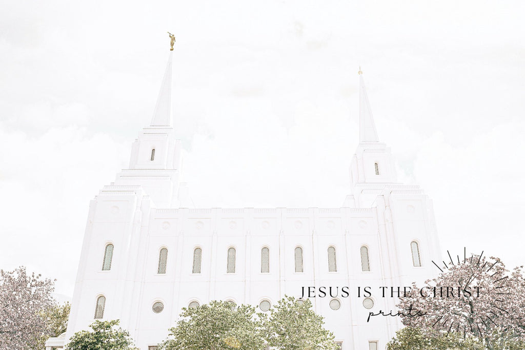 Brigham City Temple Side - Jesus is the Christ Prints