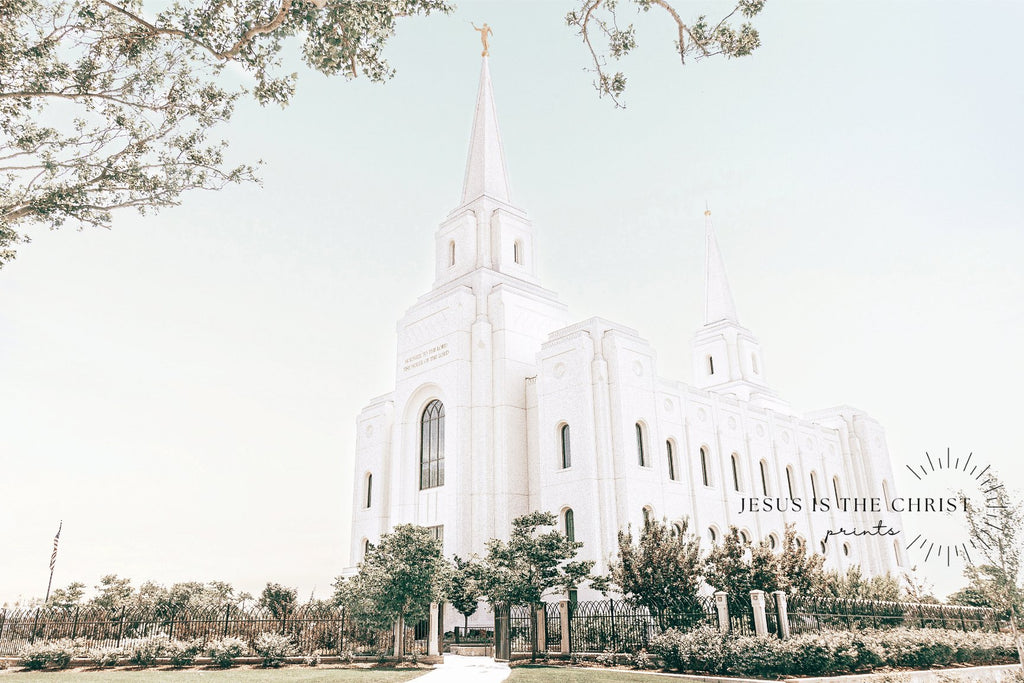 Brigham City Utah Temple - Jesus is the Christ Prints