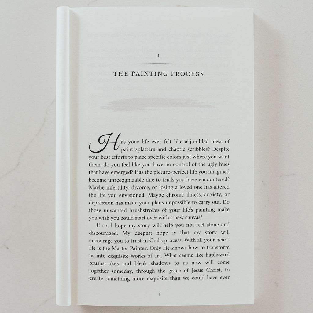 Brushstrokes of Grace: Becoming God's Masterpiece Through Chronic Illness - Jesus is the Christ Prints