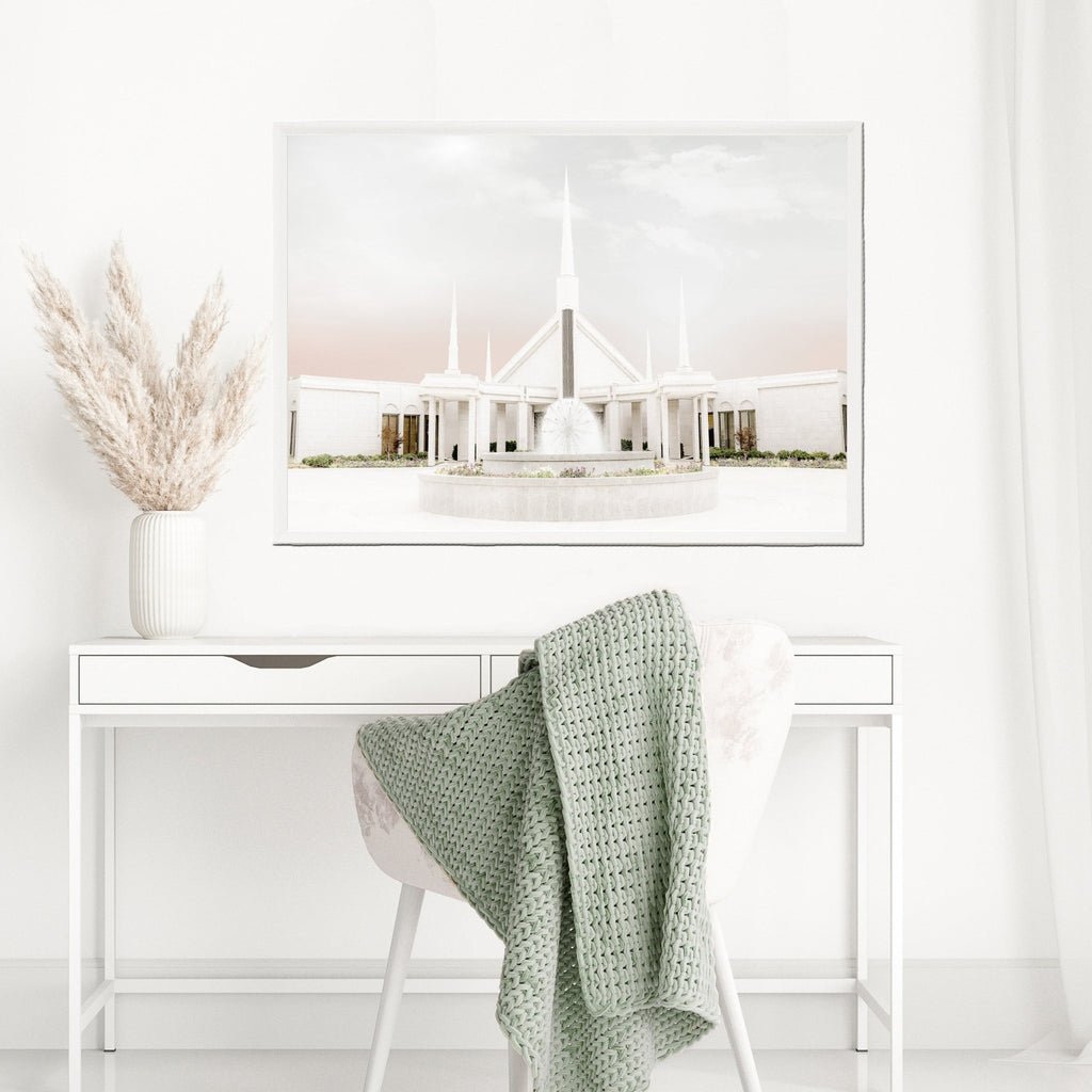 Chicago Illinois Temple - Jesus is the Christ Prints