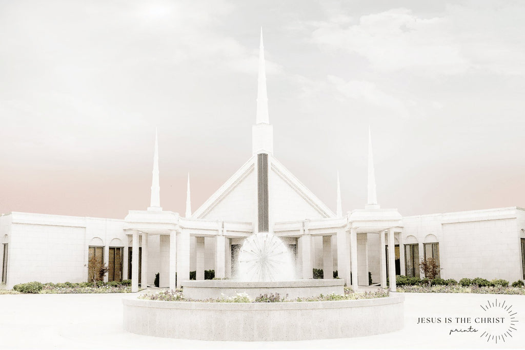 Chicago Illinois Temple - Jesus is the Christ Prints