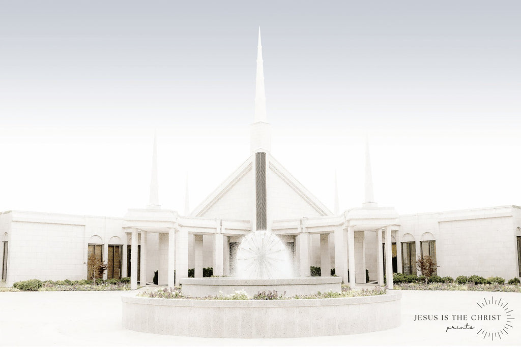 Chicago Illinois Temple - Jesus is the Christ Prints