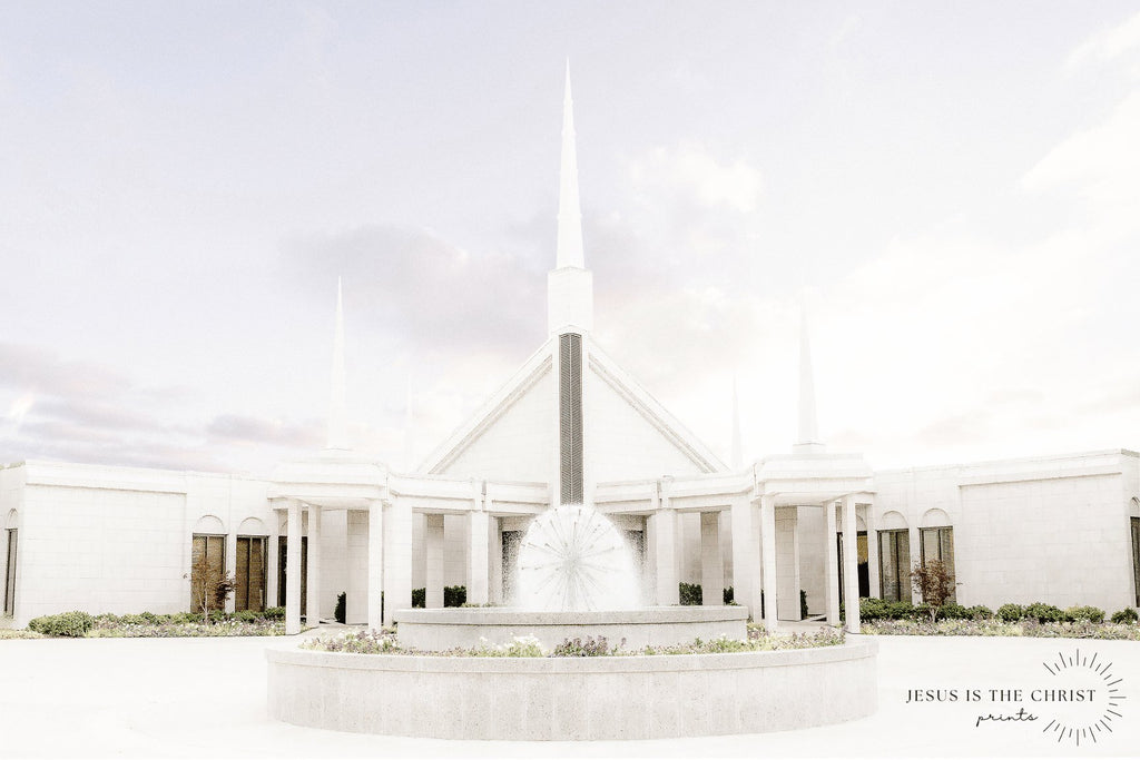 Chicago Illinois Temple - Jesus is the Christ Prints