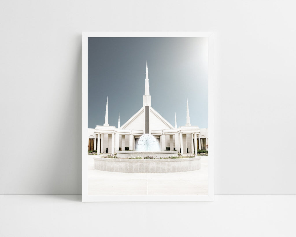 Chicago Temple Fountain - Jesus is the Christ Prints