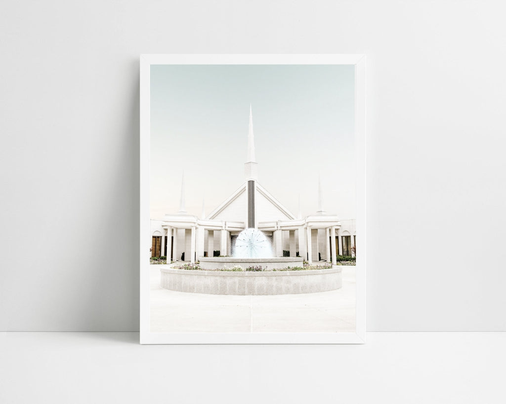 Chicago Temple Fountain - Jesus is the Christ Prints