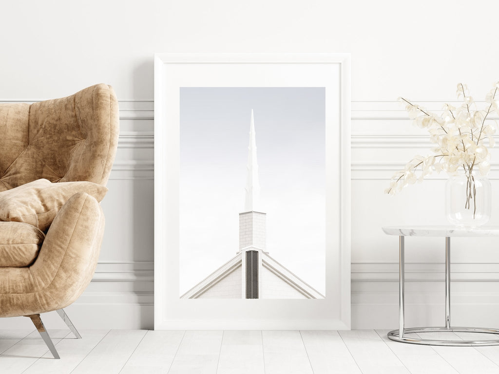 Chicago Temple Spire - Jesus is the Christ Prints