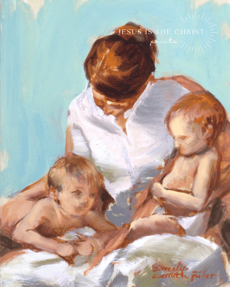 Choosing to Be Present - Jesus is the Christ Prints
