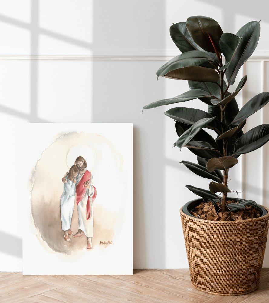Christ with Woman - Jesus is the Christ Prints