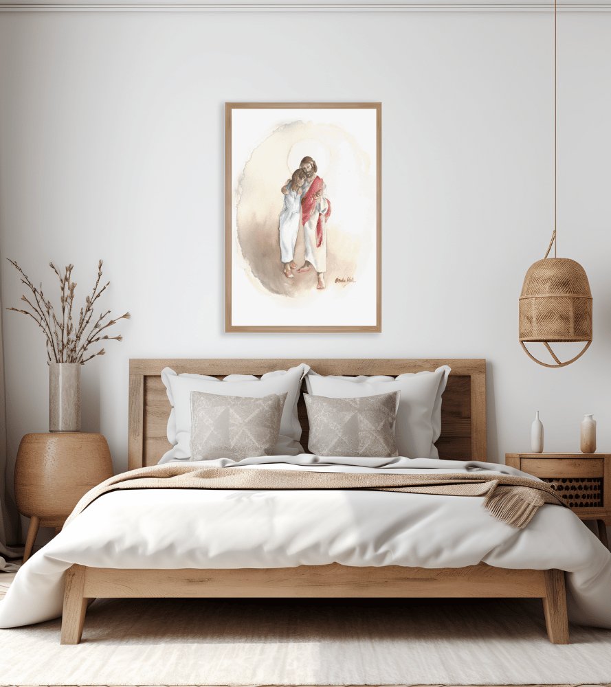 Christ with Woman - Jesus is the Christ Prints