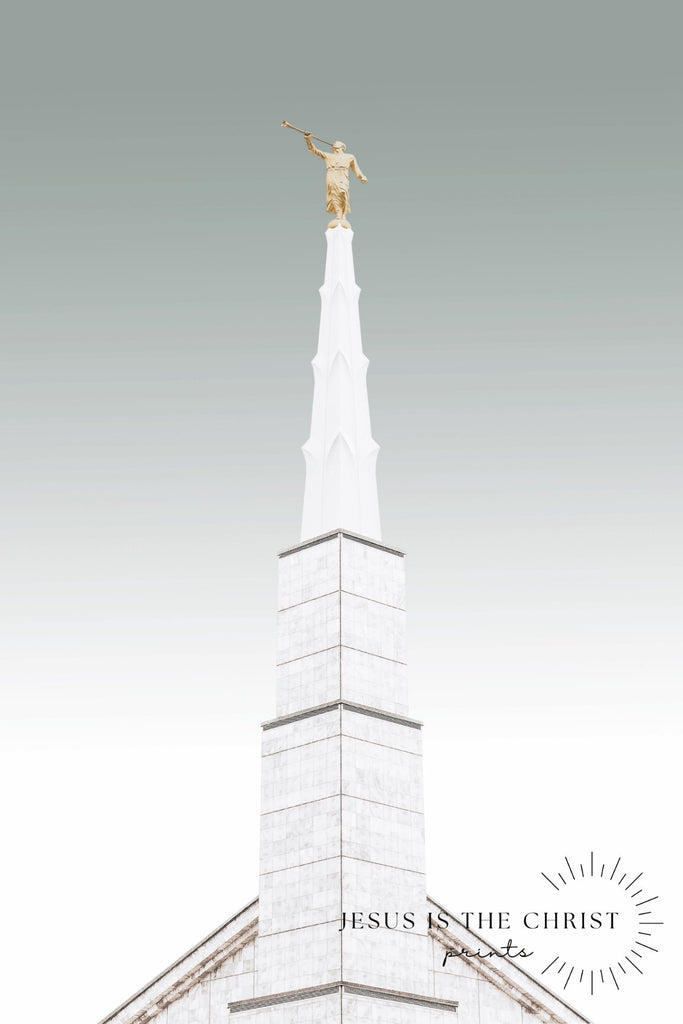 Dallas Temple Spire - Jesus is the Christ Prints