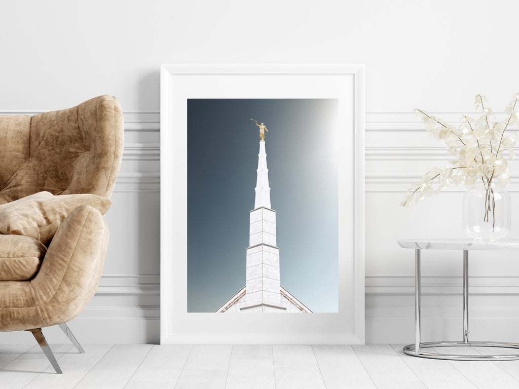 Dallas Temple Spire - Jesus is the Christ Prints