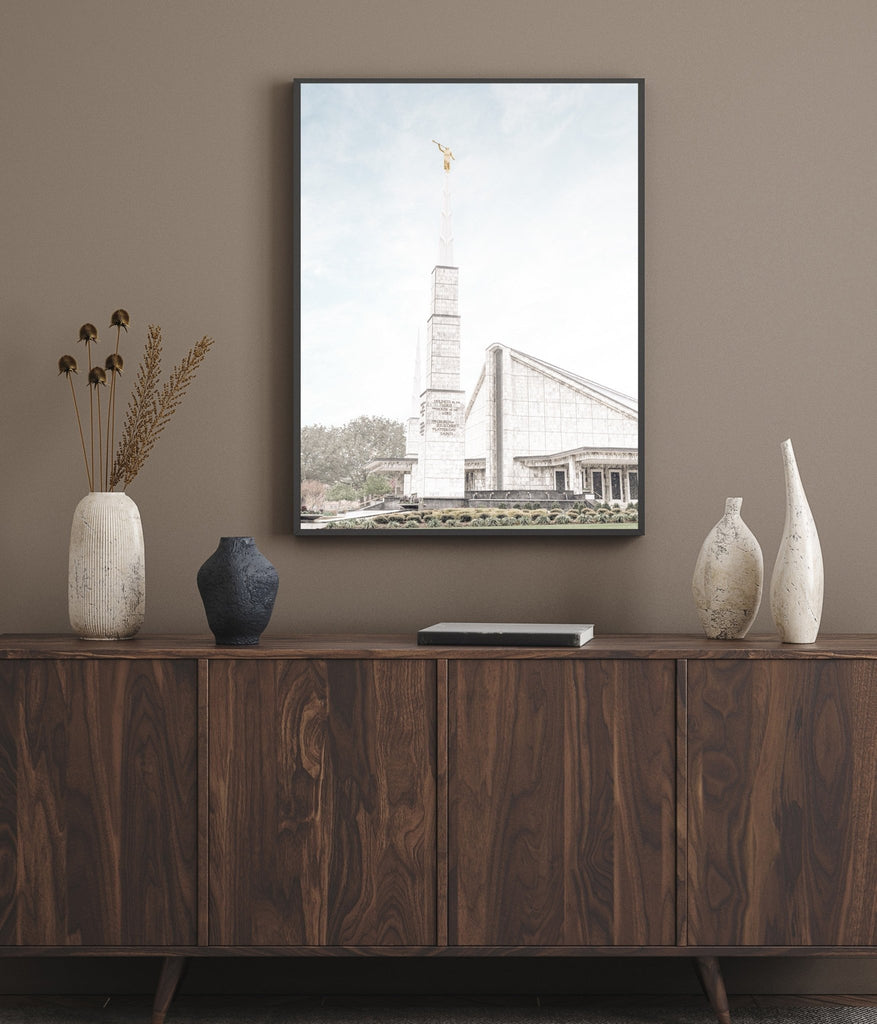 Dallas Texas Temple Side - Jesus is the Christ Prints