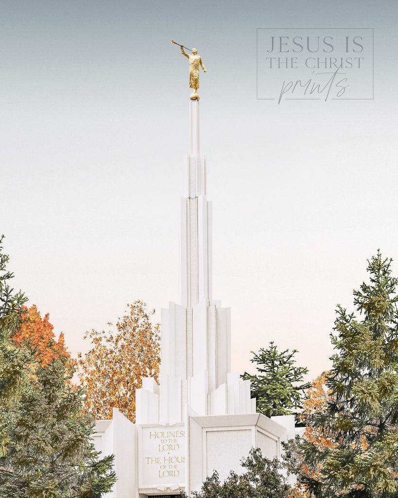 Denver Colorado Moroni - Jesus is the Christ Prints