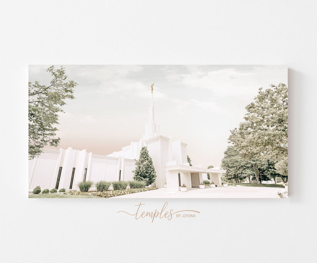 Denver Temple Warm Silver - Jesus is the Christ Prints