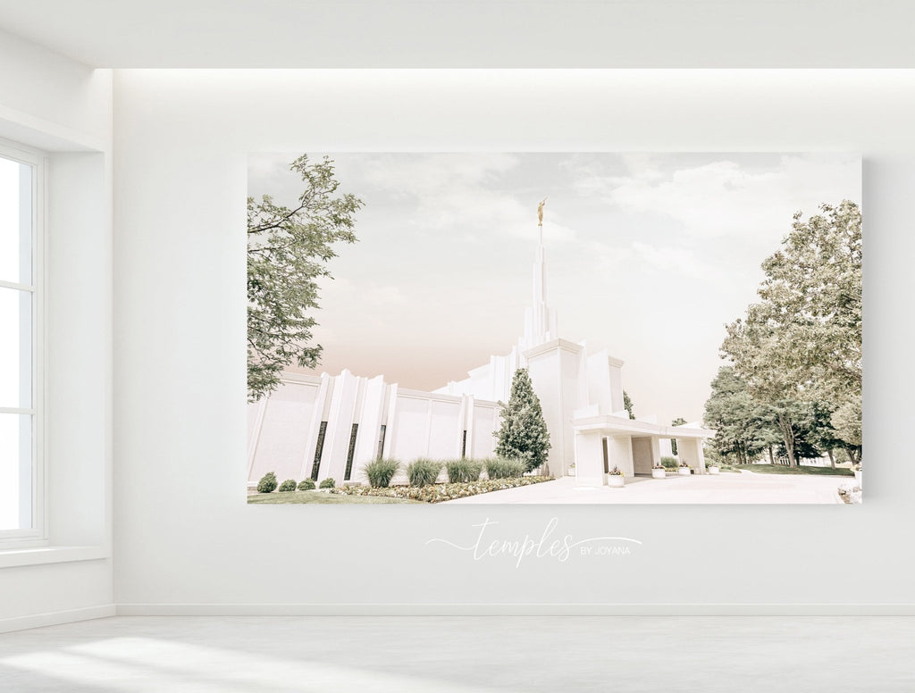 Denver Temple Warm Silver - Jesus is the Christ Prints