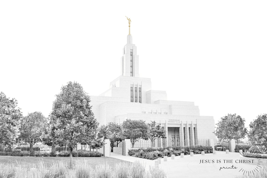 Draper Temple - Jesus is the Christ Prints
