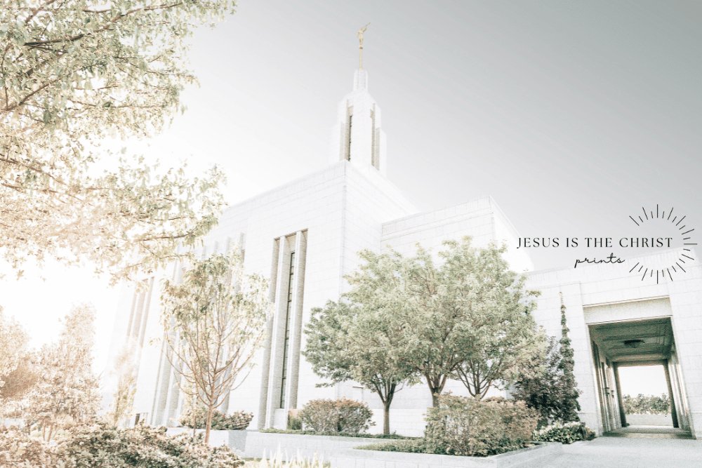 Draper Temple Side - Jesus is the Christ Prints